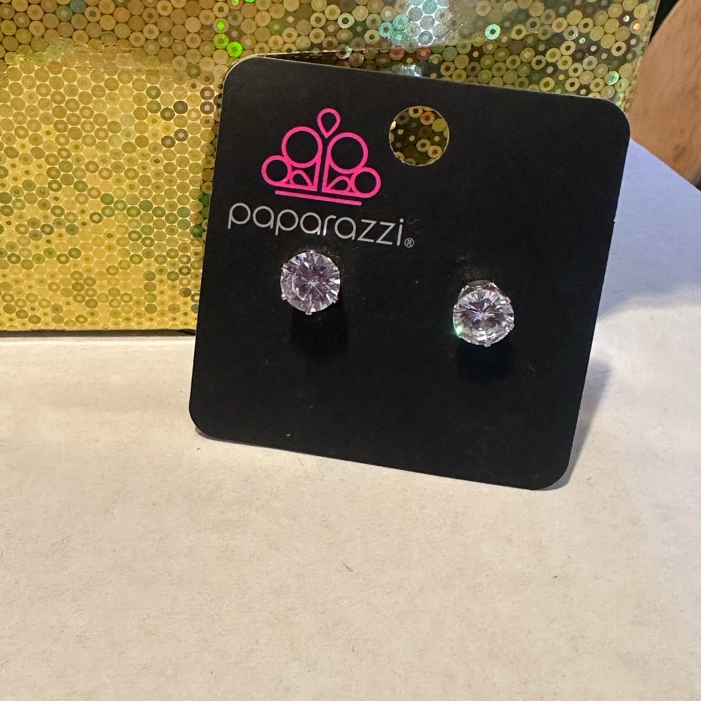 Paparazzi Silver Stud Earrings